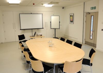 Ashton Room in boardroom layout